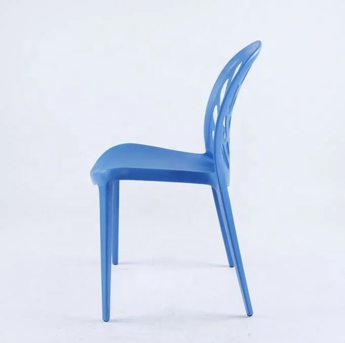 Wholesale colorful commerical restaurant plastic chairs stackable dining chair full pp plastic chair table