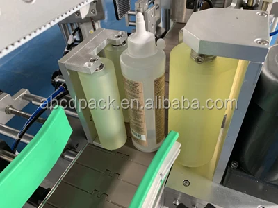 Automatic Flat Round Bottle Adhesive Sticker Double Side Labeling Machine Price