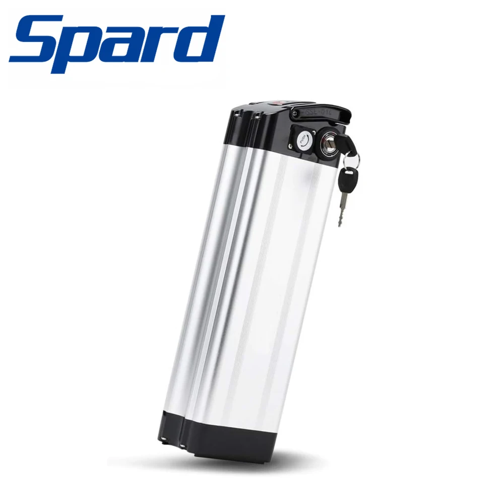 Customized Silver fish 48v 52V 60v10ah 20Ah 30ah 500w 1000W battery for electric bike monster electric bike electric city bike