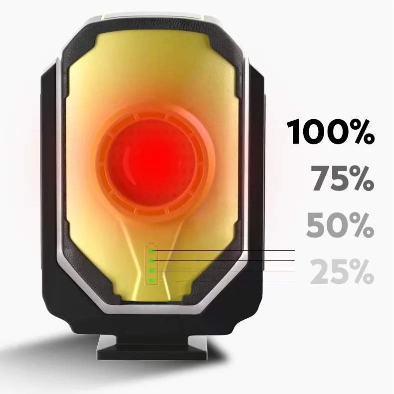Rechargeable Strong Magnet 1000 lumen LED Clamp Working Light with 360 angle Swiveling Hook & Steel Clip for pocket