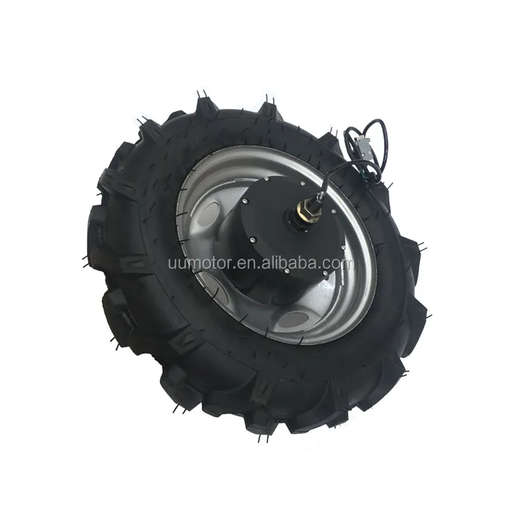  20 дюймов измельчитель одиночного ВАЛА ТРАКТОРА tire120nm 48v 1000w Робот Мотор для центрального движения