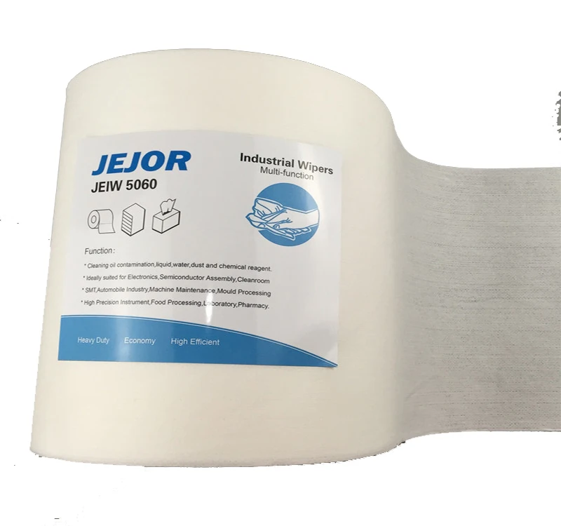 Поставщики промышленных салфеток JEJOR 500 шт./рулон сверхпрочные масляные абсорбирующие нетканые Промышленные Салфетки