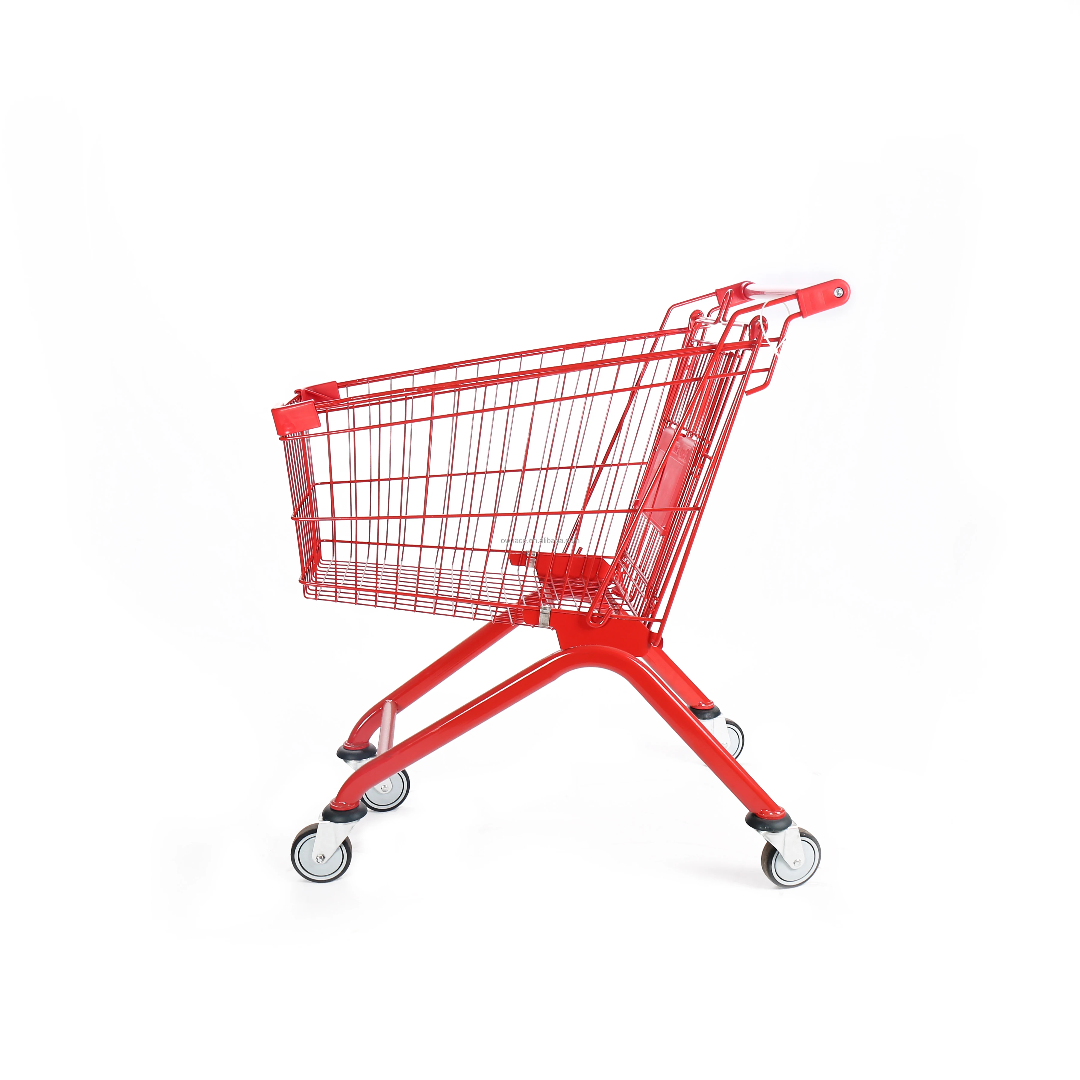 EU UK Supermarket Shopping Cart Trolley Metal Serviceable Trolley Price