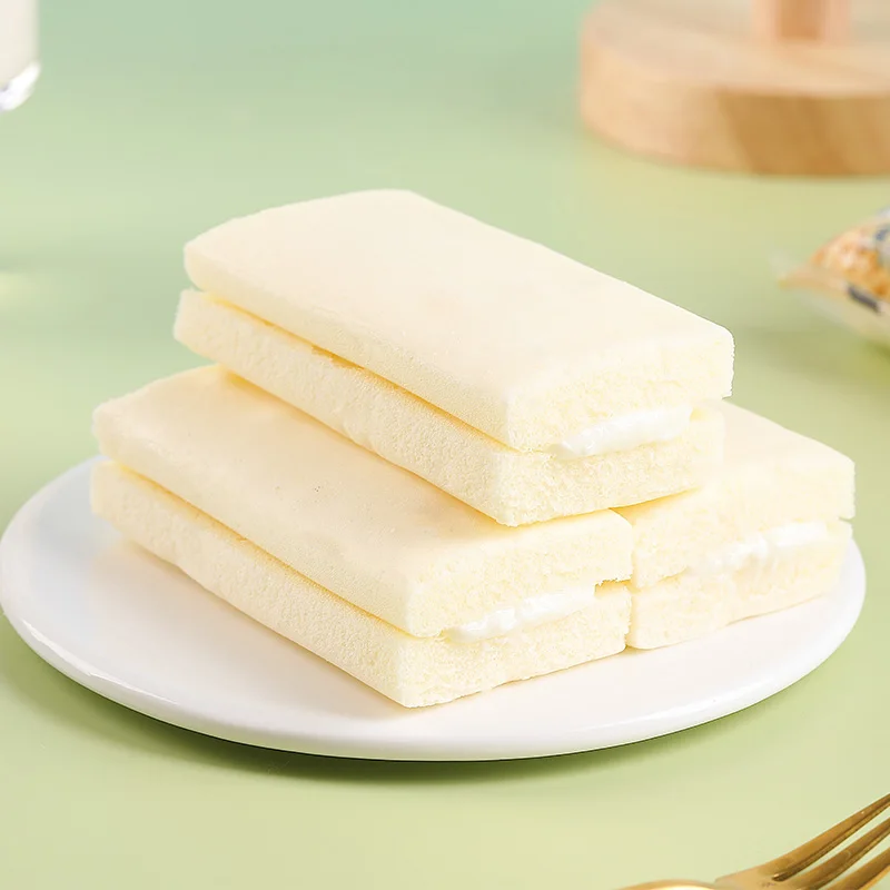 Wholesale Healthy Food Salty Soy Milk Flavor Steamed Cakes Pastry Breakfast Sweet Asian Snacks Bread