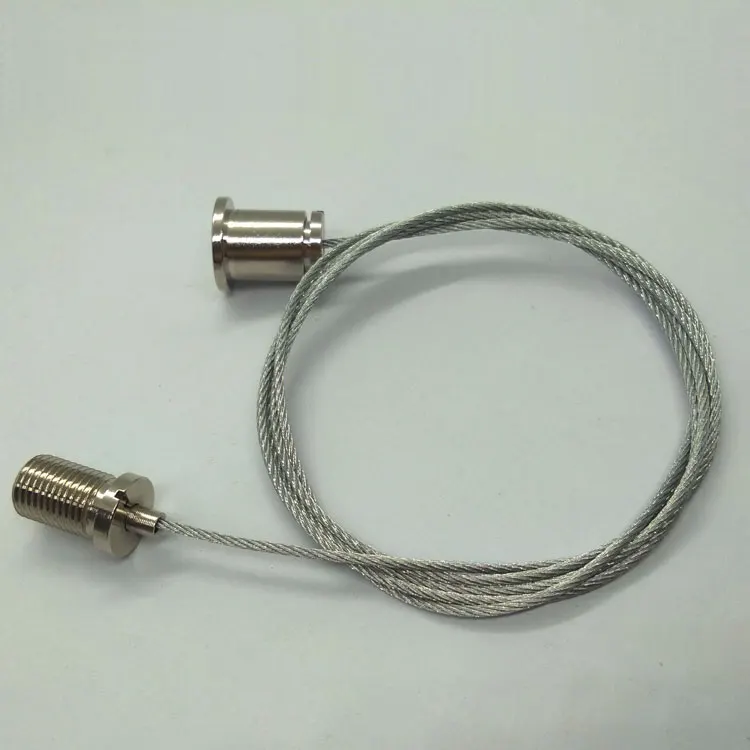 Customized  cable grippe with male thread M10  for hanging lighting and display