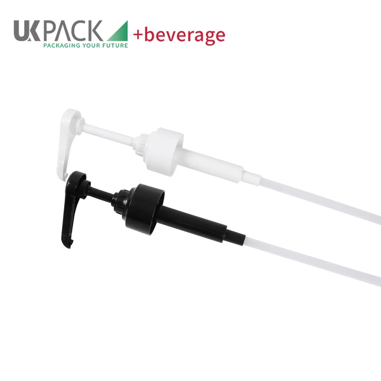 ukpack syrup pump food dispenser pump plastic dispenser universal for syrup bottle