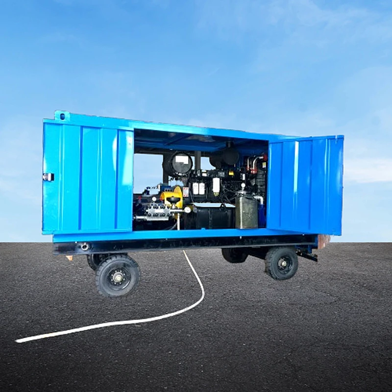 40000Psi Paint Rust Removal High Pressure Water Jet Cleaner Cleaning Hydro Blasting Jetting Machine