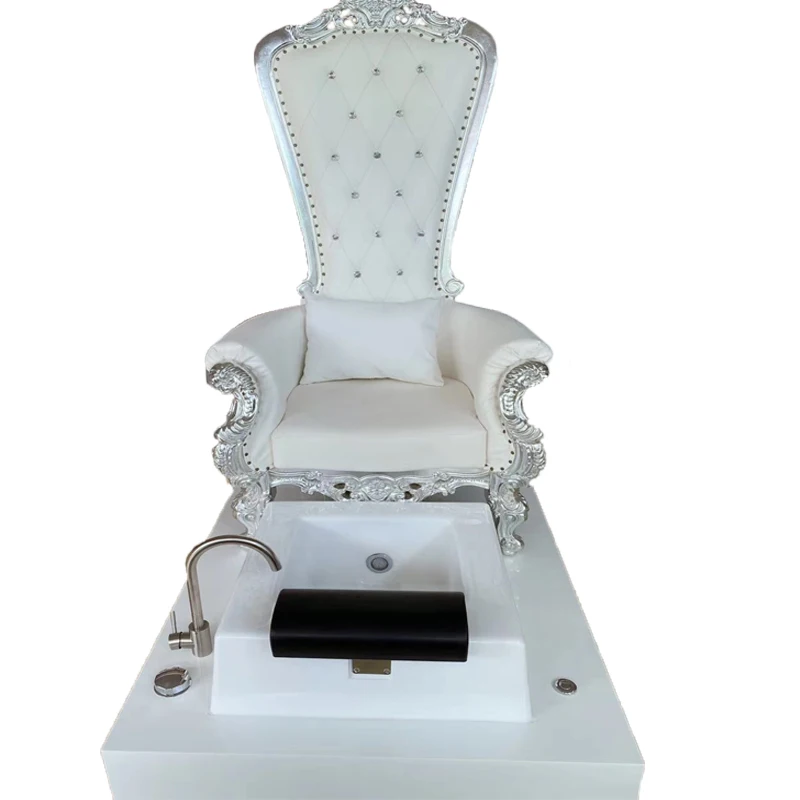 Modern Beauty Salon Furniture with Basin Plumbing Luxury Reclining Manicure Chairs Foot Massage Spa Pedicure chair