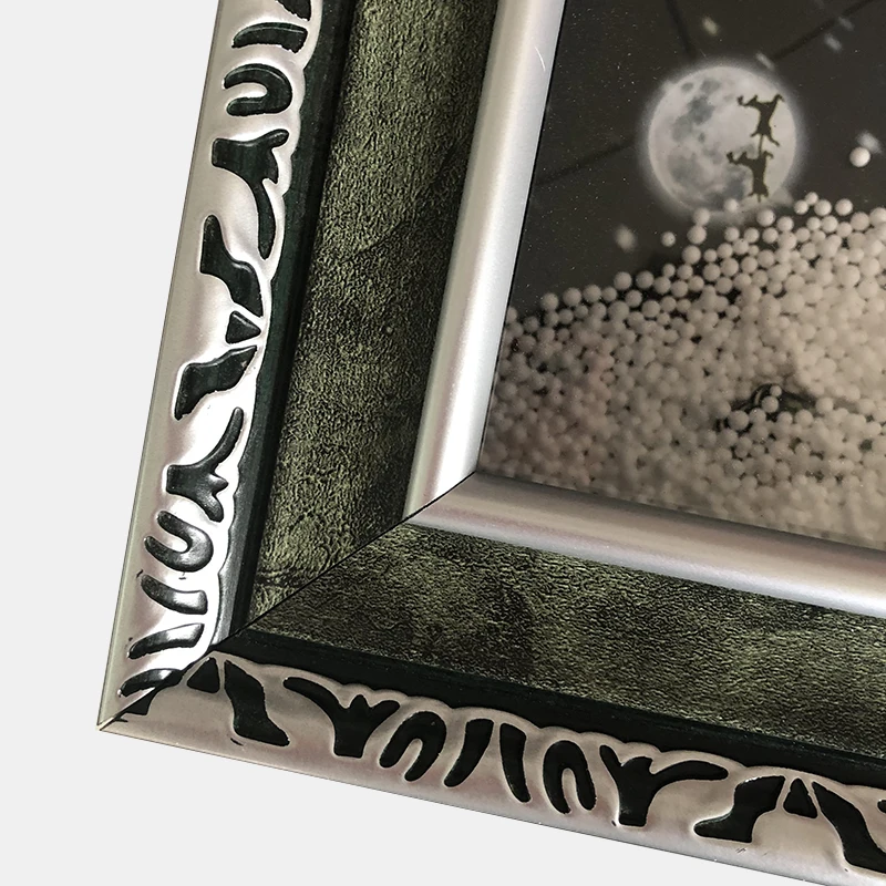 MDF buy deco de noel snowing musical lighting Christmas decoration wall plaque shadowbox frame for house walls