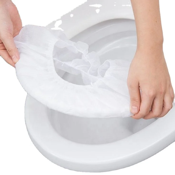 10pcs tissue paper toilet seat cover for kids travel pack biodegradable disposable toilet seat cover paper