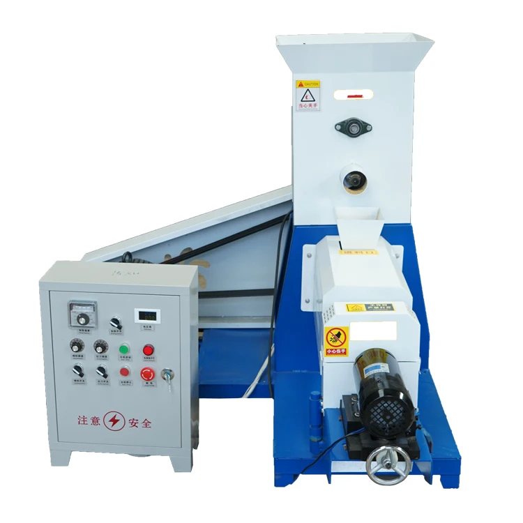 floating fish feed mill meal pellet extruder machine to make fish food