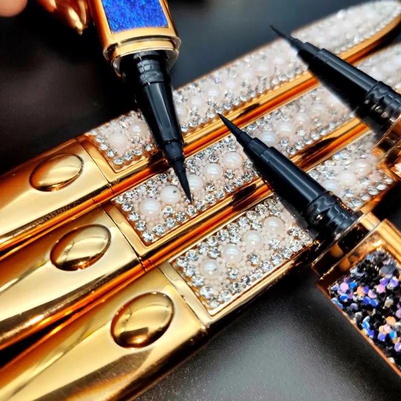 
 Оптовая продажа прозрачная Волшебная роскошь 2 в 1 липкие долговечные вкладыши водонепроницаемые веганские подводки для глаз магнитные  