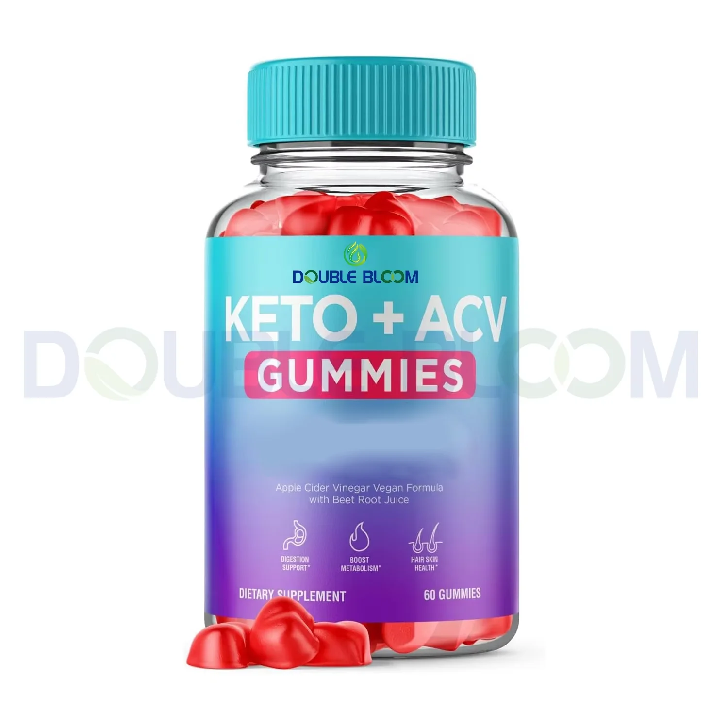 Keto ACV Gummies поддерживает смесь для очищения пищеварения и детоксикации женщин мужчин с корнем свеклы фолиевой кислоты