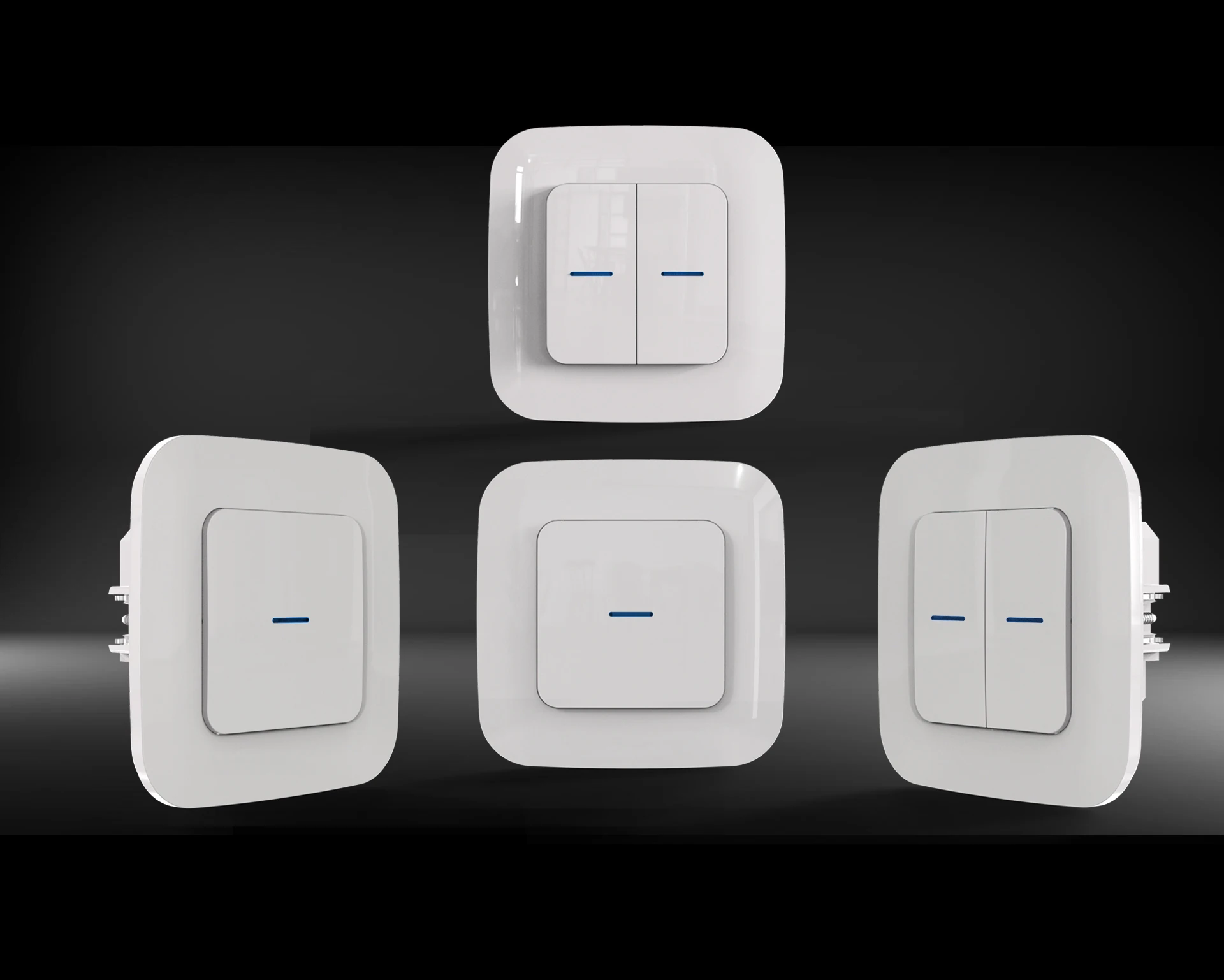 Tuya Smart Zigbee Настенные переключатели 2 Gang Голосовое управление работает с Amazon Alexa Google Assistant нейтральный провод требуется смарт-розетка