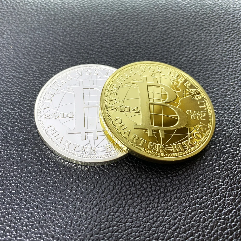  Высокое качество оптовая продажа с завода сувенирная монета BTC для биткоина криптовалюты акриловой