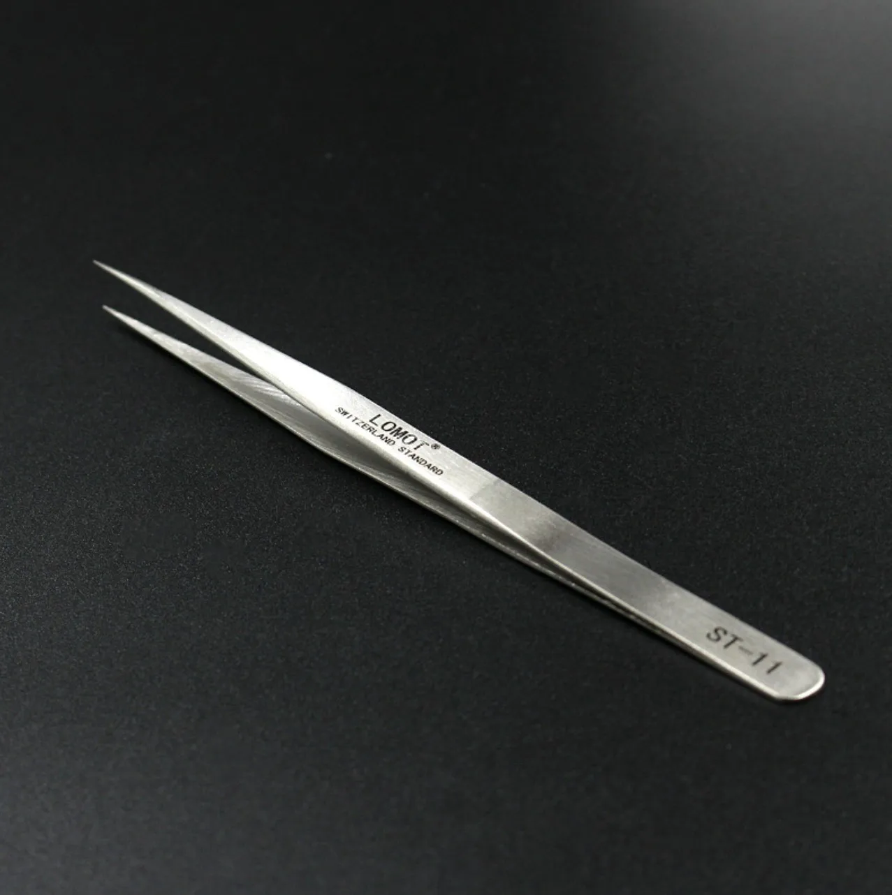 Экономические хорошего тонкий Изогнутый наконечник ST-15 Пинцет из нержавеющей стали