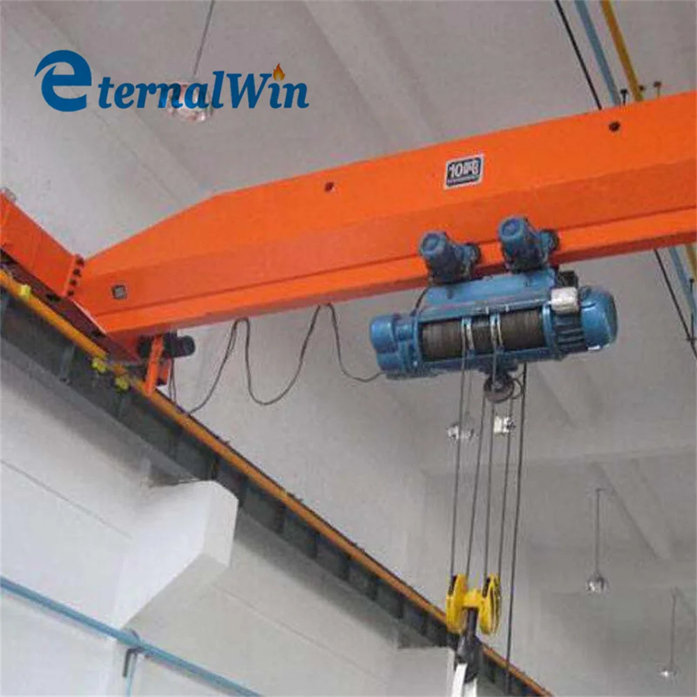 Overhead crane 5 ton single girder beam electric overhead  crane  price