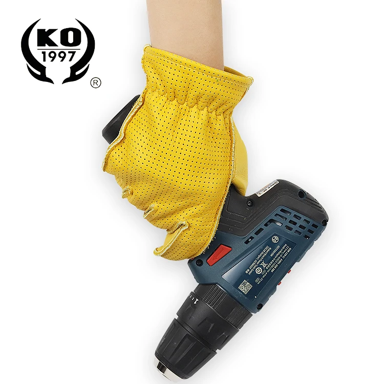 Good quality sport cowhide leather cycling MTB gloves road bicycle