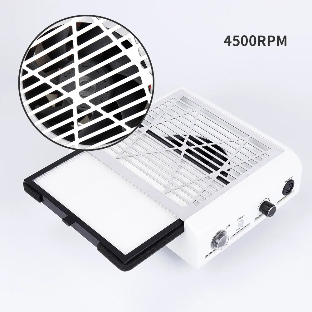 2-IN-1 Nail Drill And Nail Dust Collector Manicure With Powerful Fan