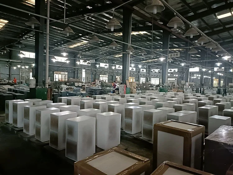 Stock on USA! Docarelife Hollywood professional MDF WOOD GLASS Makeup Table Set with Lighted Mirror