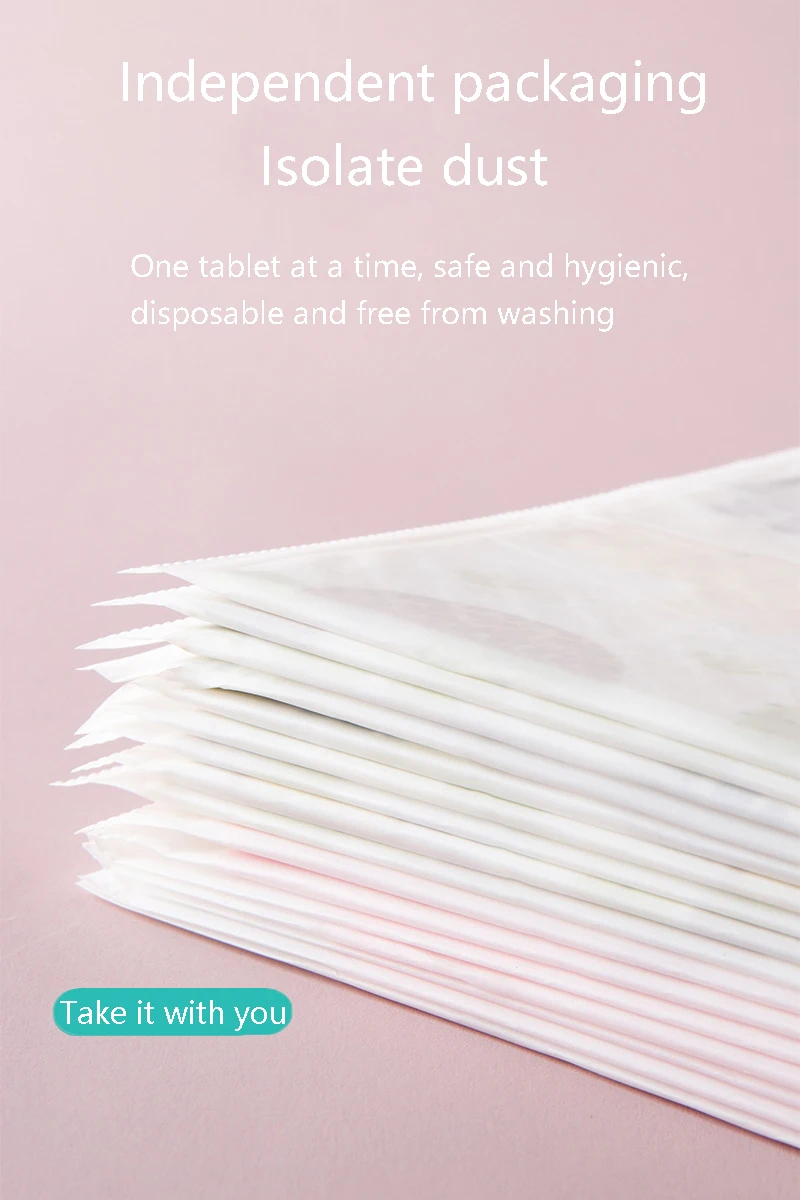 Cartoon Printed Disposable Bibs 25/50pcs/set Absorbent and Biodegradable Cloth Plastic Material for 0-12 Months Baby Feeding