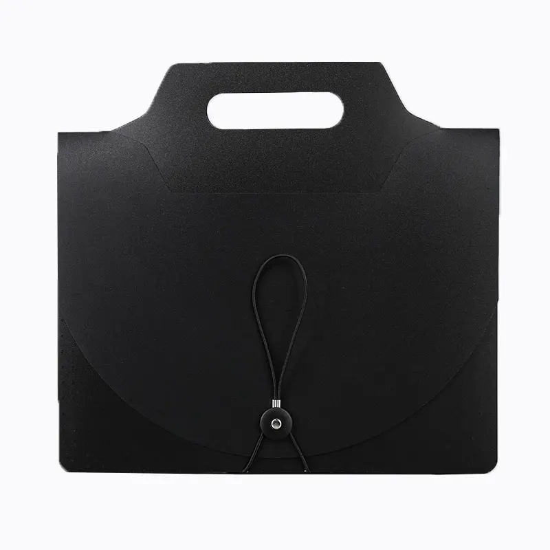 A4-13 compartment portable three-side seal rope expanding file high quality Office supplies new PP organ folder   wholesale