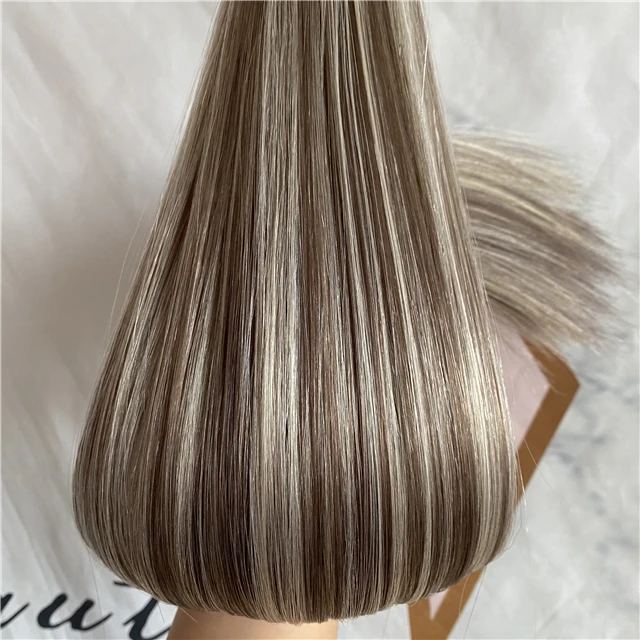 New Trend Famous Brand Supply 12A No Return hair Slavic Blonde Genius Weft Can be Cut Human Hair Extensions Hair Extensions