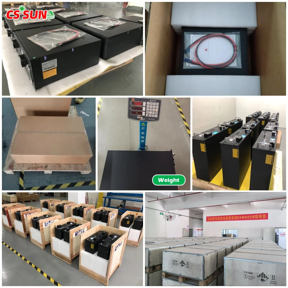 CSSUN 24V 200AH  LifePO4 Storage Battery Pack Rank For Solar System Callie LPR24V200