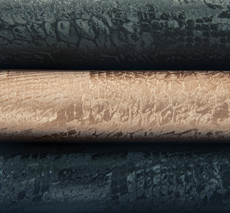 Искусственная кожа из искусственной кожи с текстурой змеи на заказ для одежды и сумок