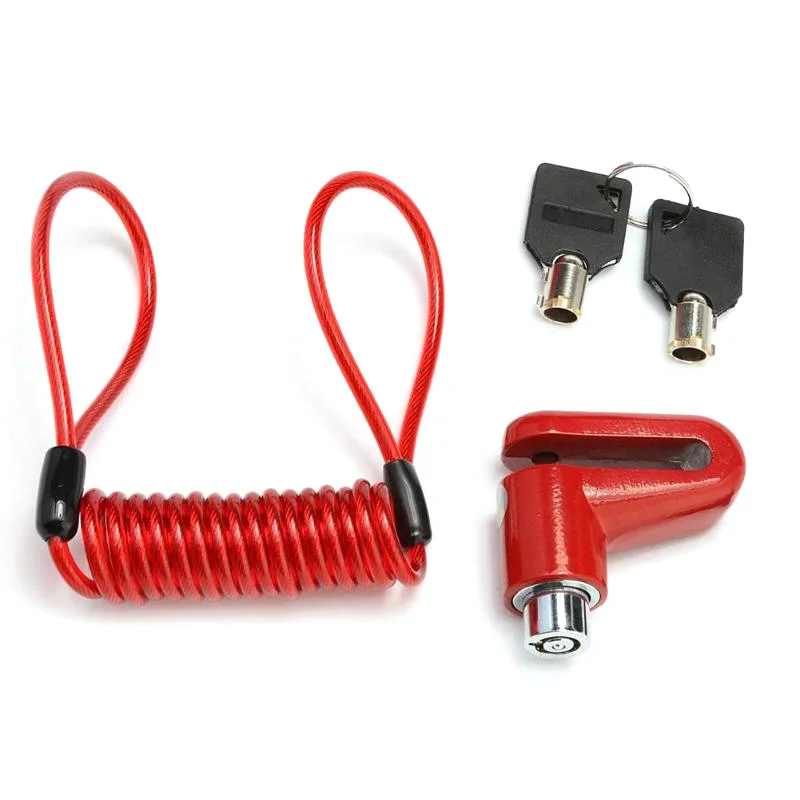 Disc Brake Lock Scooter Lock Anti-Theft Cable Bike Lock Waterproof Cable for Scooter Bike Electric Bike Skateboards Strollers