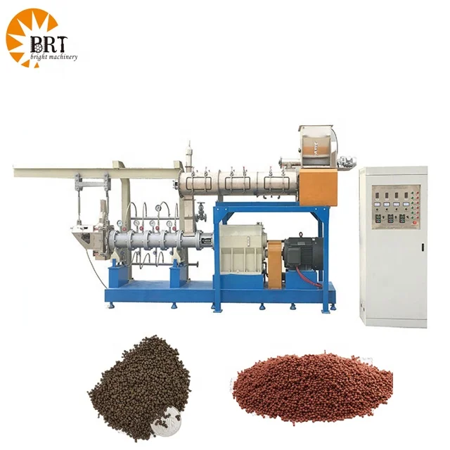 tilapia fish food processing aquarium flakes equipment 100kg hour floating shrimp feed extruder making machine