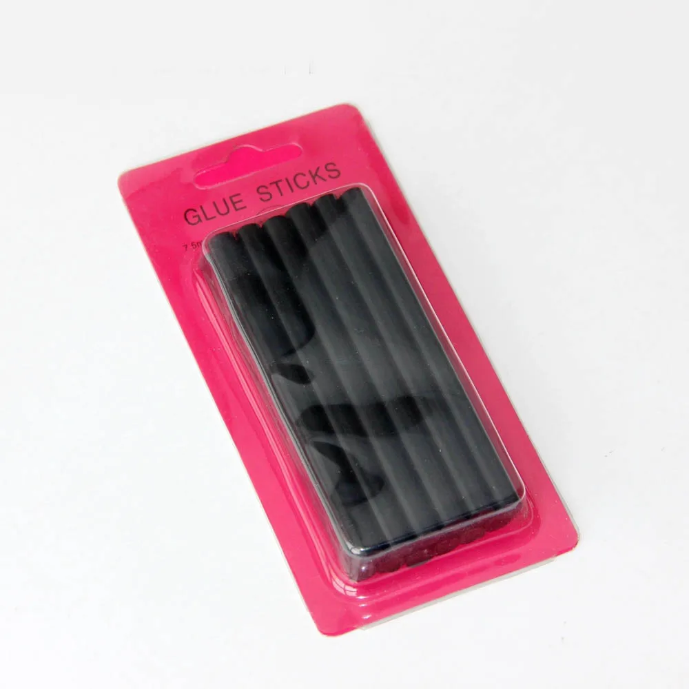 12pcs/lot 10mm*7mm Professional Hot Melt Fasion Keratin Glue Sticks for Human Hair Extensions Tools Supplies