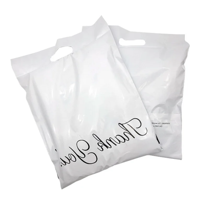 100% biodegradable express bags black packaging bags D2W environmental protection thickened e-commerce logistics