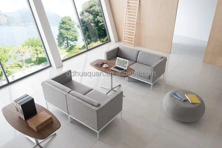 Modern New Design Office Furniture Sofa USB Leisure Reception with Power Charging Plug Tablet