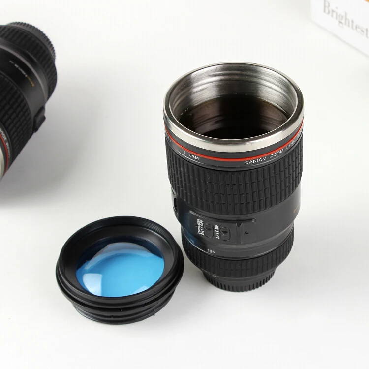 Dropshipping Factory Wholesale 28-135mm Camera Lens Fancy Shape Coffee Cup Mug