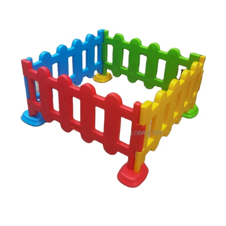 Plastic soft  play area fence for kids,soft outdoor children play fence