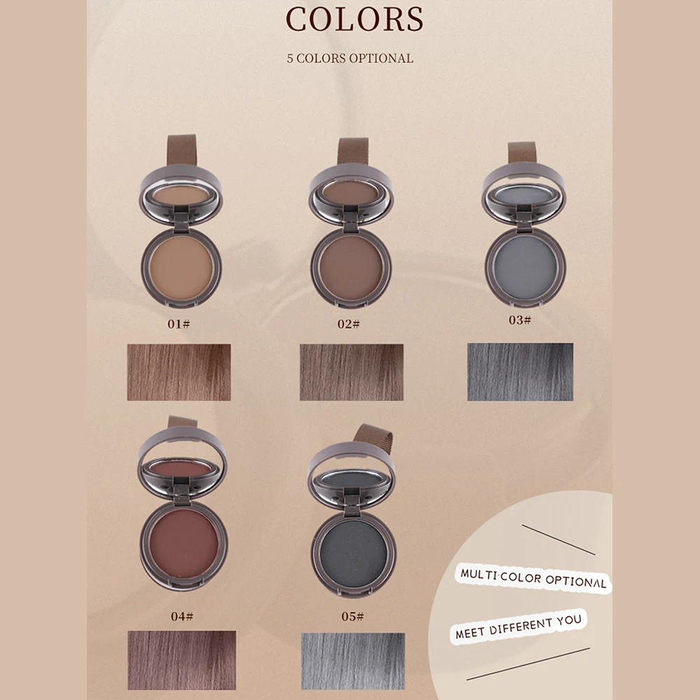 Hairline Powder Instantly Conceals Hair Loss Root Touch Up Hair Powder for Women & Men Thinning Hair(Black) -739146