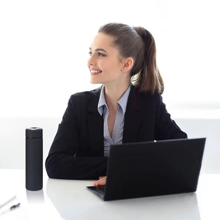 Chinese 500 ml tea strainer infuser stainless steel metal vaccum thermo bottle with tea filter infuser