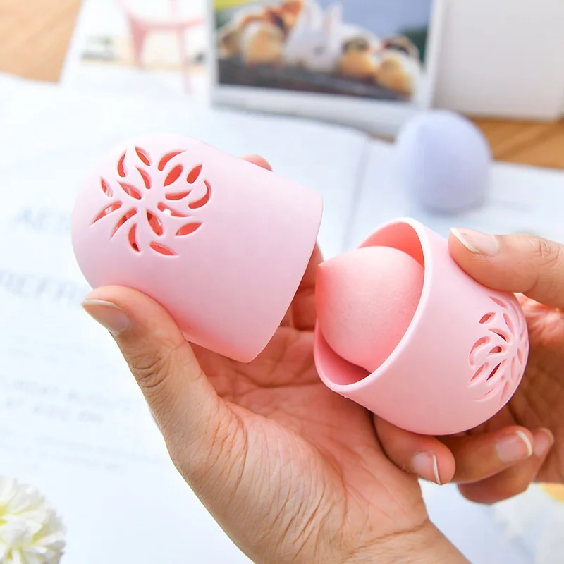 
Makeup Sponge Blender Sponge Holder Washable Reusable Protective Carrying Case Travel Case Container for makeup puff 