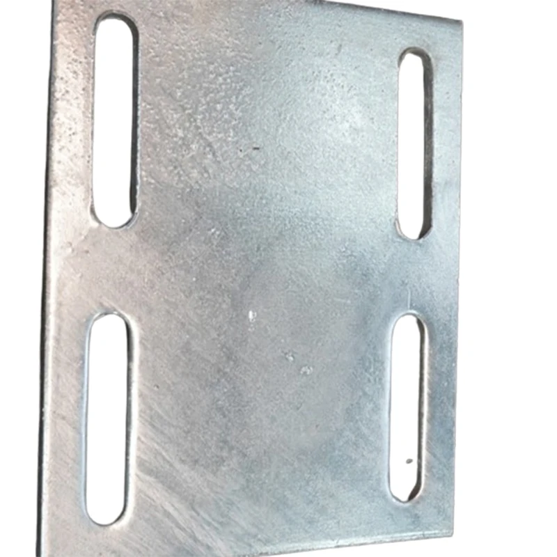 Manufacturer High Quality 4 Holes Carbon Base Plate Steel Embedded Parts Hardened Steel for Curtain Wall