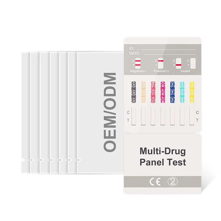 Amp Cot Coc Thc Drugs Rapid Test Strips with Your Own Logo