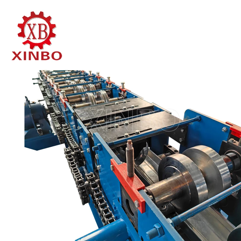 High Speed Precut C Z 100 Purlin Making Roll Forming Machine for Automatic Interchangeable CZ Steel Fast-Changing