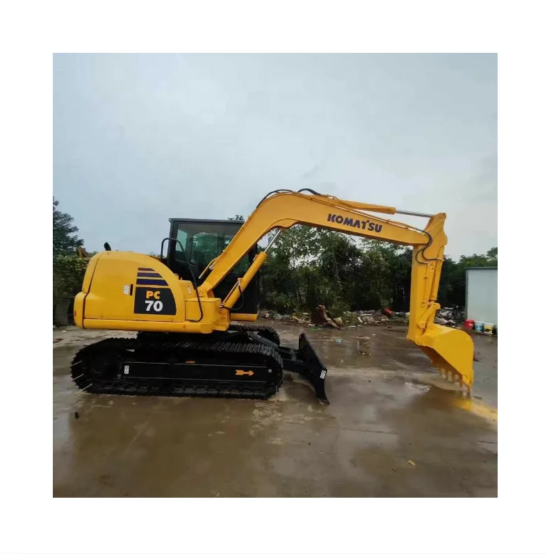 7 ton komatsu pc70-8 excavator for sale Low Working hours komatsu 70 japan imported Wholesale Price