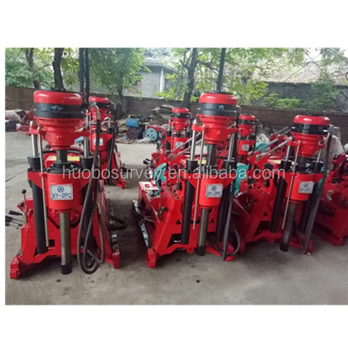 High effciency portable geological core drilling xy-2pc borehole drilling rig machine for sale
