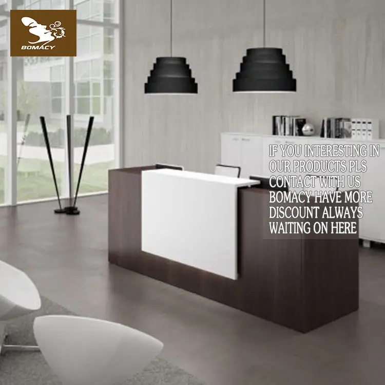 Reception Desk New High-end Custom Cashier Counter Company Shop Small Beauty Salon Simple And Modern With Logo And Customized