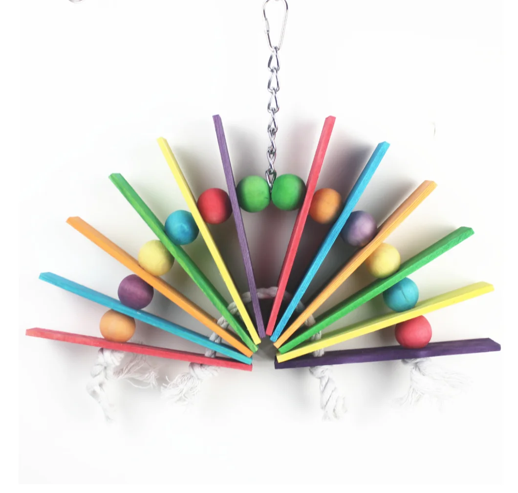 Amazon Top Seller Bird Swing Chewing Hanging Perches Parrot Toys Bird Cage Bite Pet Toys