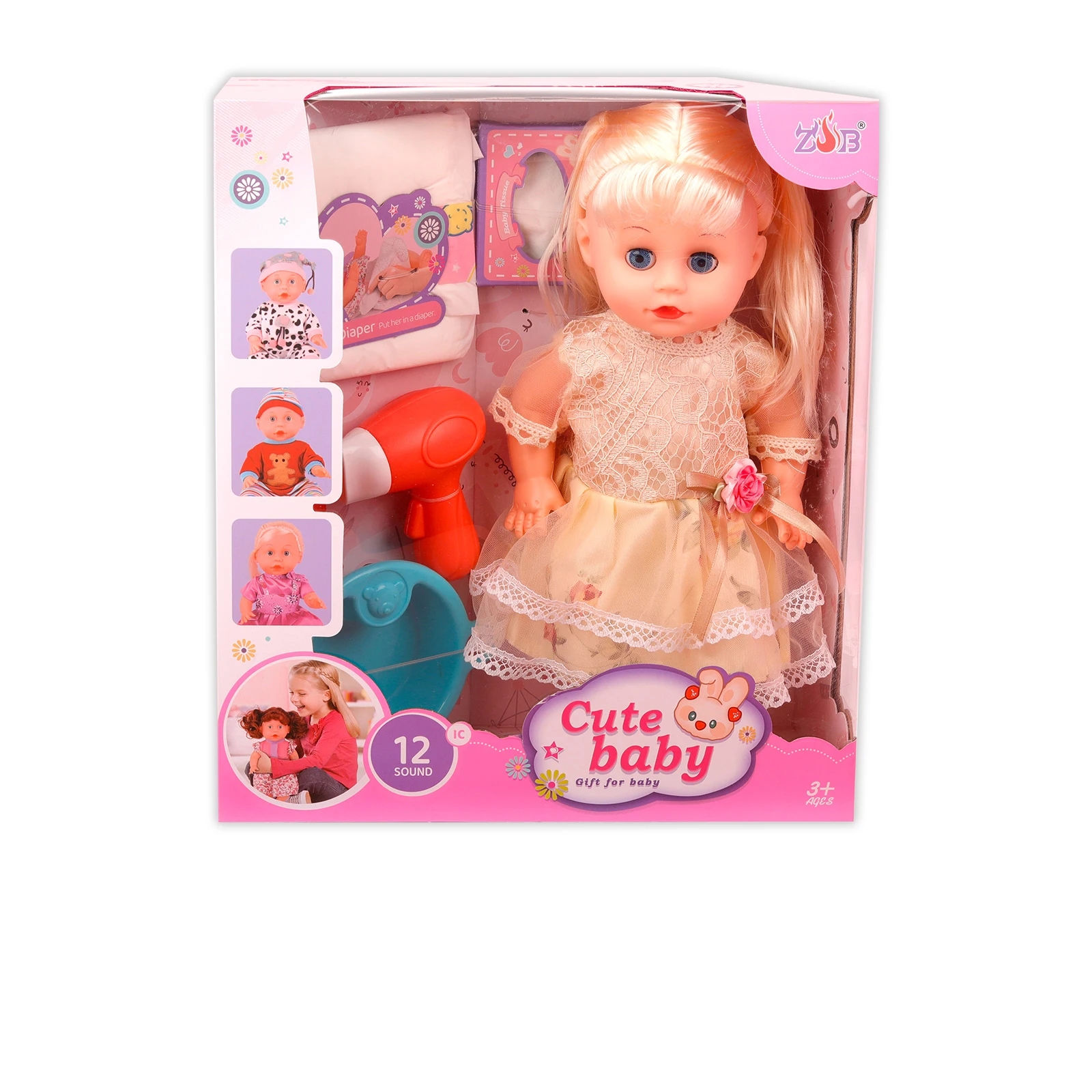 30cm real looking kids doll toys silicone reborn vinyl baby dolls toys with accessories can pee&drink