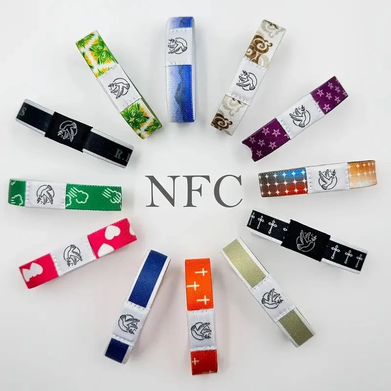 New Innovation Mega Sale Custom NFC Bracelet Women For Daily Bible Verse Promotional Wristbands Corporate Gifts For Souvenirs