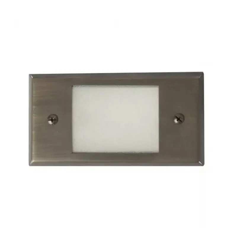 Outdoor 12V Landscape Stair Lamp Brass Recessed LED Step Lights Stair Wall Lights