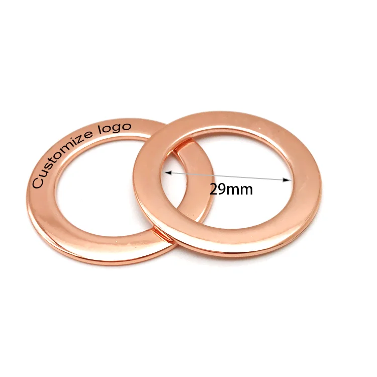 wholesale custom garment accessories bra adjustable bag strap round ring